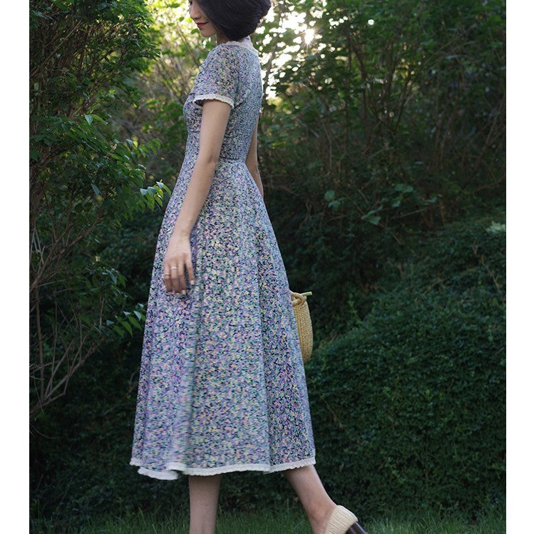 Floral vintage dress