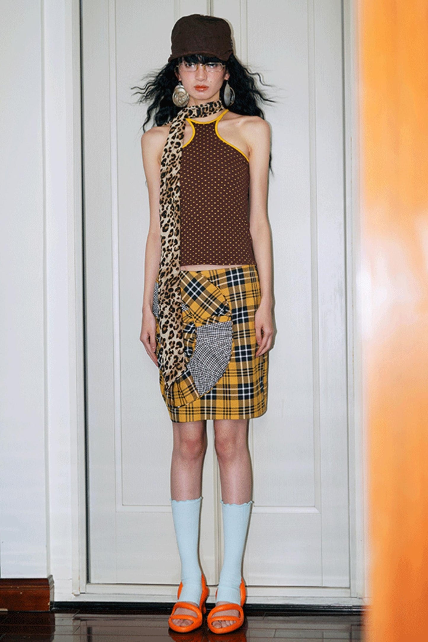 Vintage Dual-Sided Color Knit Tank Top