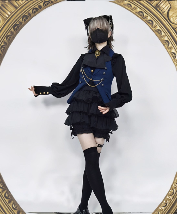 DMFS Lolita - Daily Lolita Bloomers Safety Anti-Flash Lace Shorts