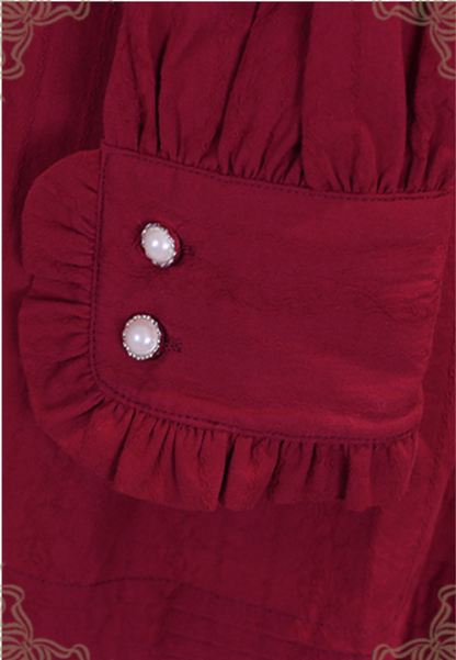 Chess Story - Vintage Lolita Long Sleeve OP Dress