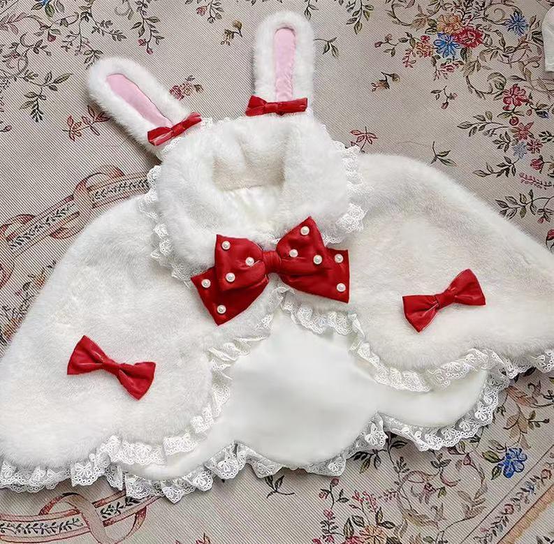 Letters from Unknown Star - Kawaii Lolita Cape Winter Lolita Shawl Daily