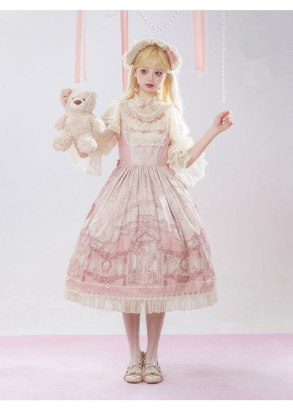 Urtto - Rococo - Spring Vintage Doll Lolita OP Dress with Light Upper