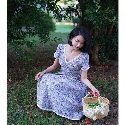 Floral vintage dress