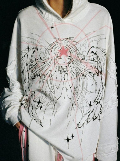 Magic Angel Printed Sweatshirt【s0000004812】