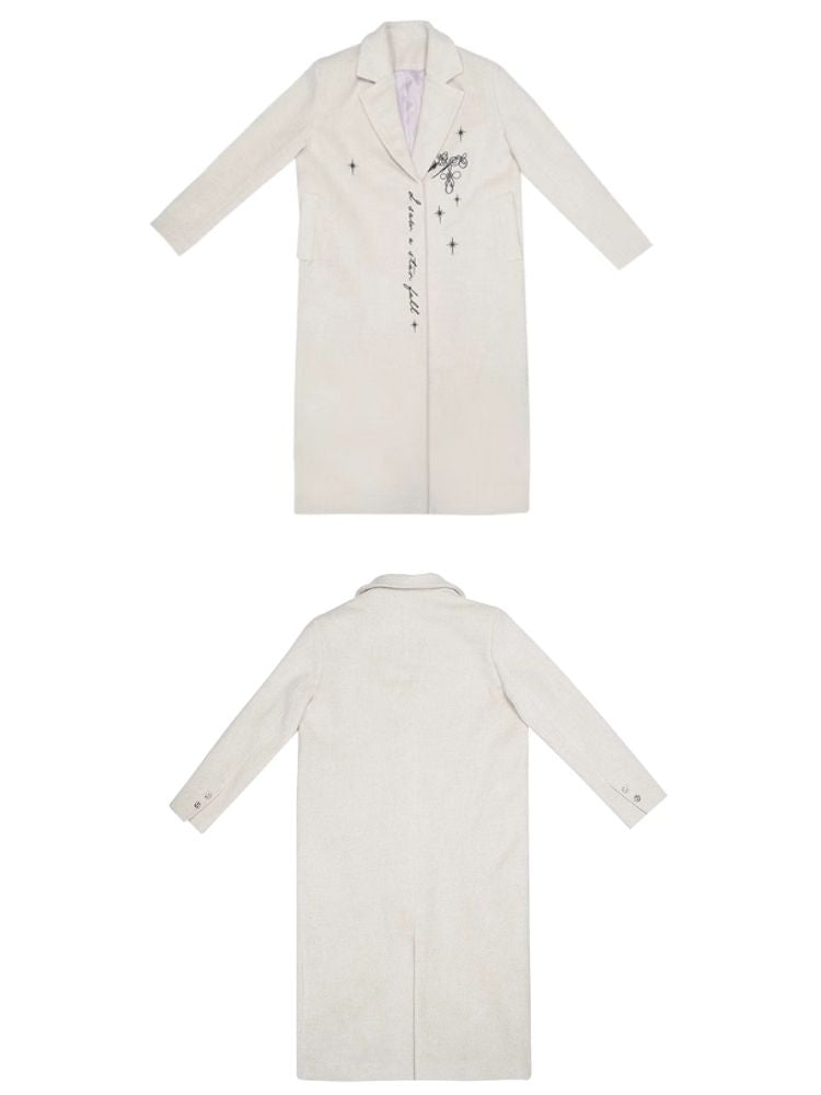 Tweed Long Jacket Coat【s0000004905】