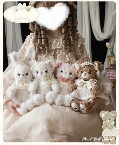 Mademoiselle Pearl - Pearl Doll Cabinet - Kawaii Lolita Plush Doll Bag with Outfit