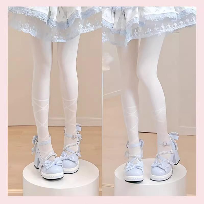 Witch's Night - Crush Complex - Sweet Lolita Heel Shoes, Pearls & Bows