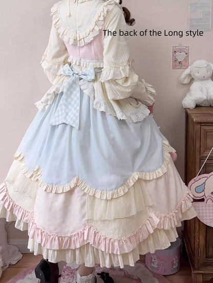 Uncle's Workshop - Sleep Macaron - Sweet Lolita OP Dress Solid Color Dress