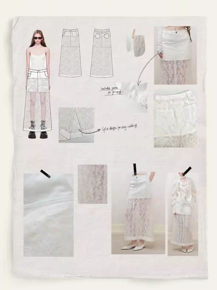 Lace Splicing Semi-sheer Halter Dress【s0000008194】