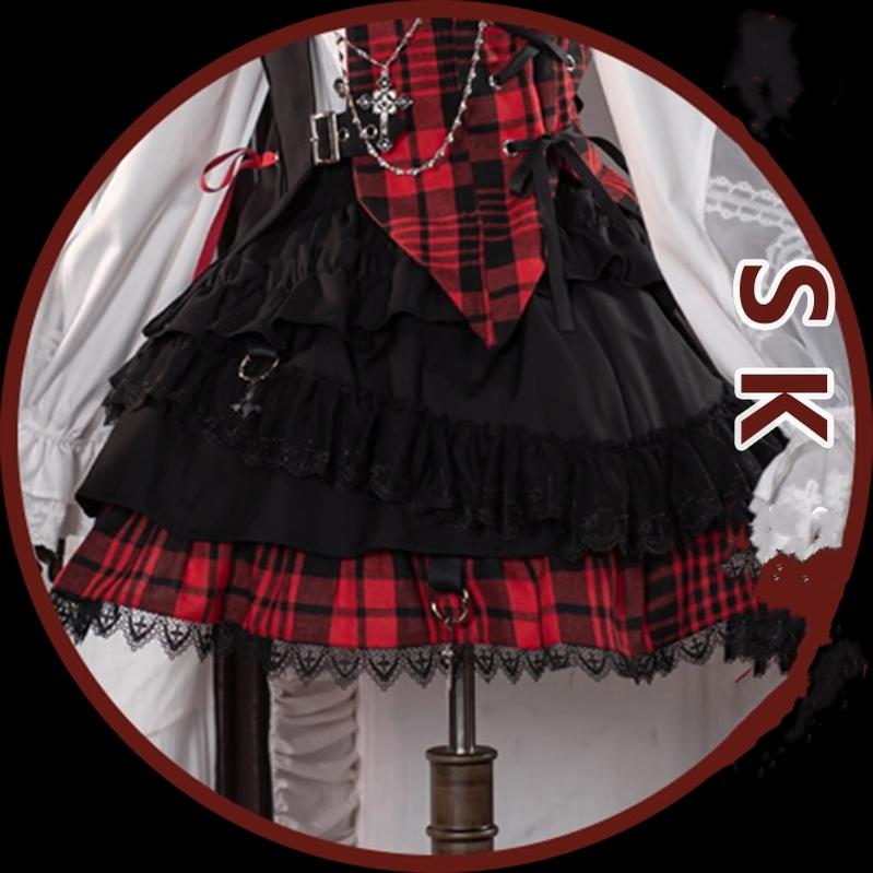 OCELOT - Kalila - Punk Lolita Dress Set Plaid Shorts Set