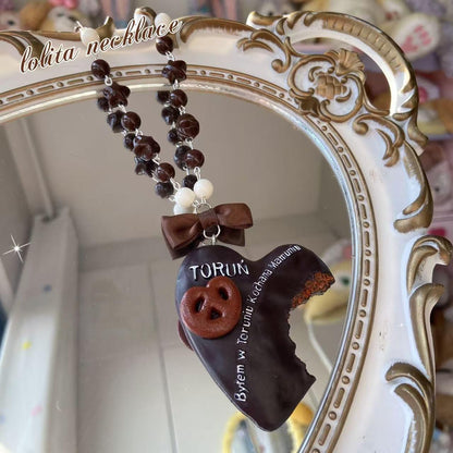 Bear doll - Kawaii Handmade Resin Lolita Necklace