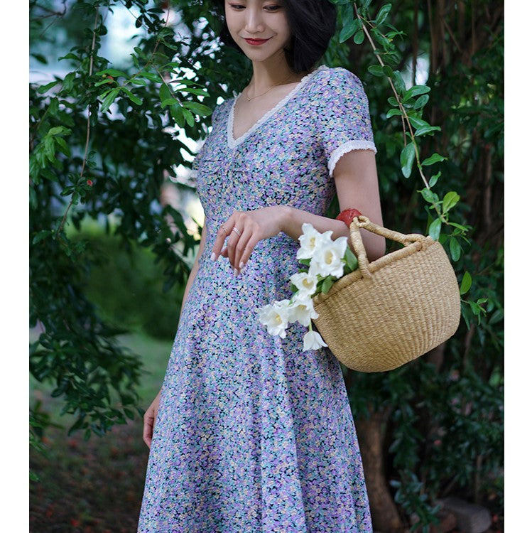 Floral vintage dress