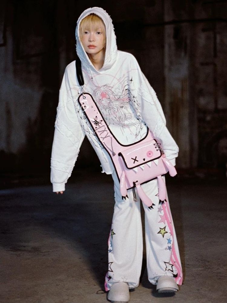 Magic Angel Printed Sweatshirt【s0000004812】