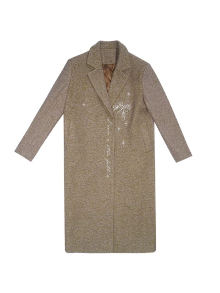 Tweed Long Jacket Coat【s0000004905】