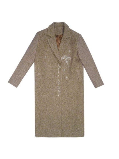 Tweed Long Jacket Coat【s0000004905】