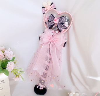 Sweetheart Endless - Sweet Lolita Fairy Wand Handmade Multicolor Heart Shaped
