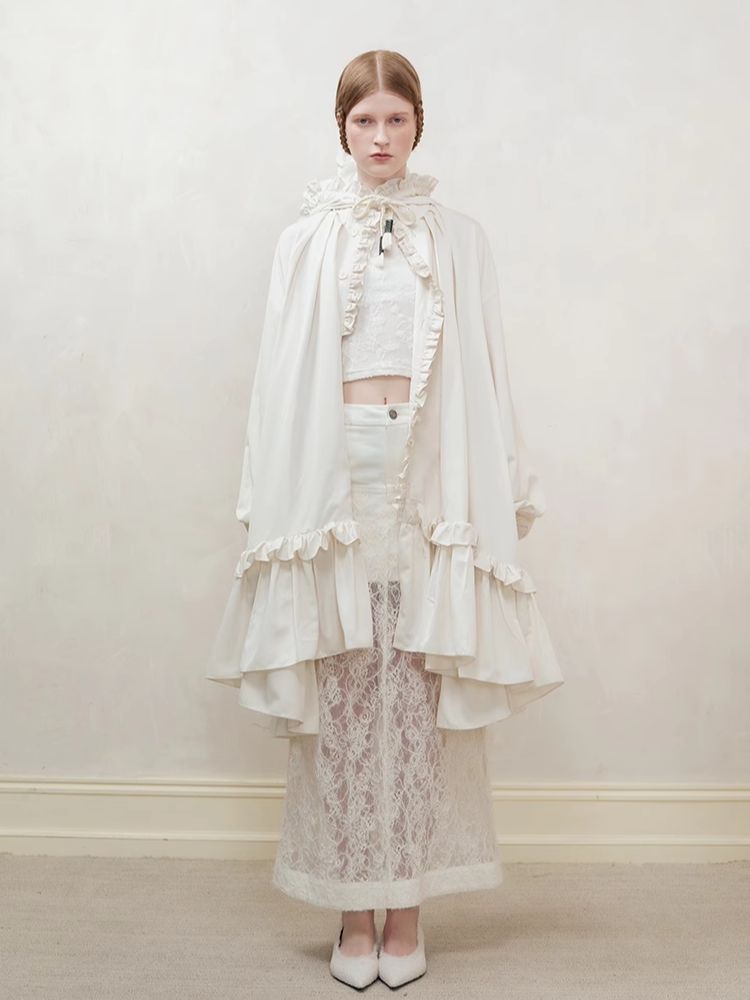 Lace Splicing Semi-sheer Halter Dress【s0000008194】