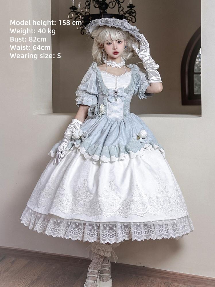 Rose Island - Fairytale Dance - Princess Lolita OP Halter Neckline Dress