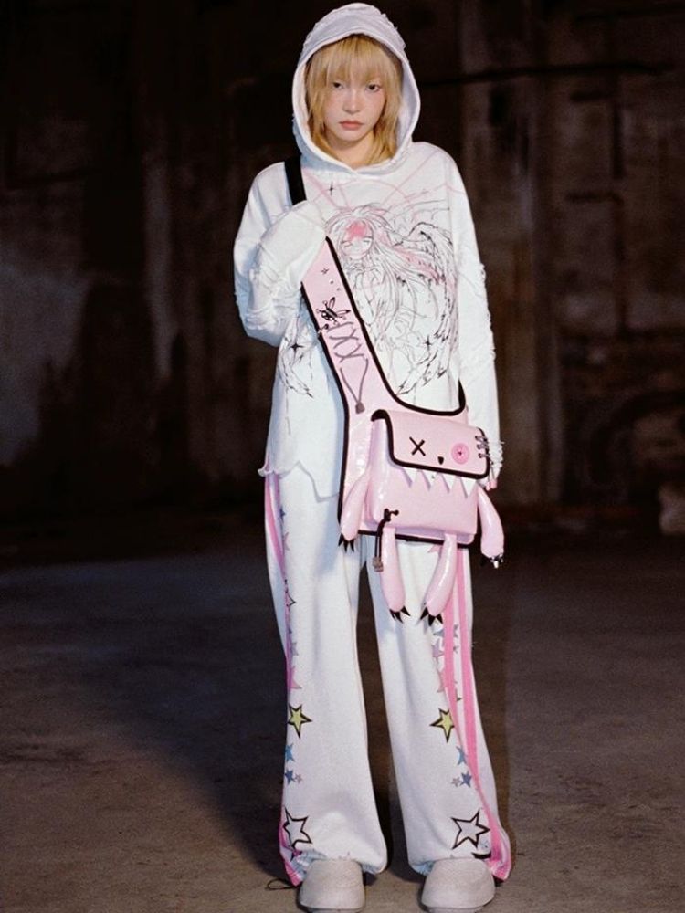 Magic Angel Printed Sweatshirt【s0000004812】