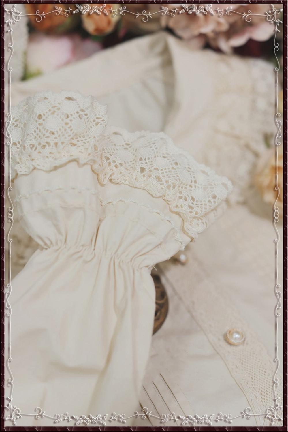 Tiny Garden - Cotton Retro Lace Lolita Blouse