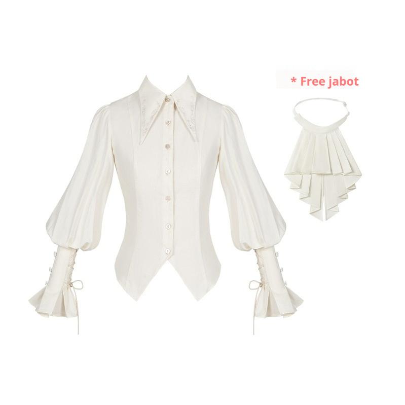 With PUJI - Ouji Lolita Shirt Bust-supporting JSK Dress