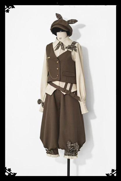 Princess Chronicles - Secret Morning Post - Coffee Retro Ouji Fshion Vest Set