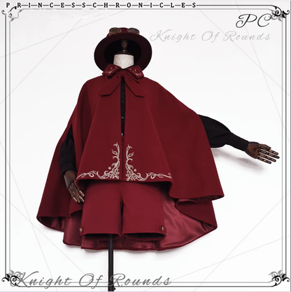 Princess Chronicles - Medieval Ouji Lolita Embroidered Cape