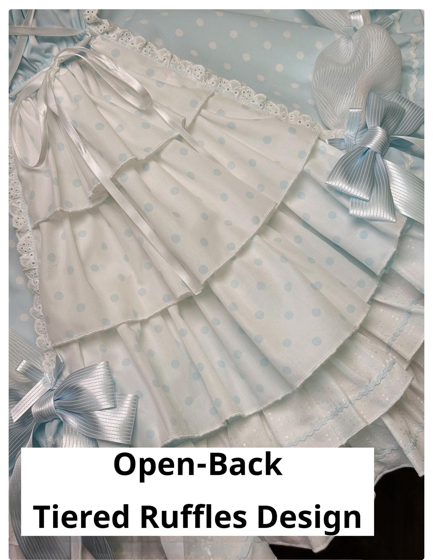 Alice Girl - Old School Polka Dots - Halter Neck Sweet Lolita OP Dress