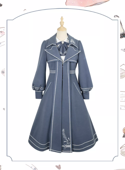 Chunlv Lolita - Book of Lies - Elegant College Style Princess JSK Set