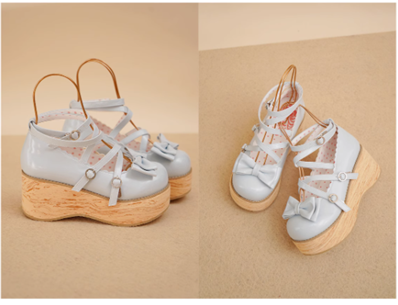 MODO - Sweet Lolita Round-Toe Platform Shoes