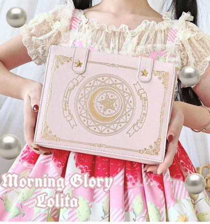 Morning Glory - The Star-Moon Grimoire - Sweet Lolita Crossbody Clamshell bag