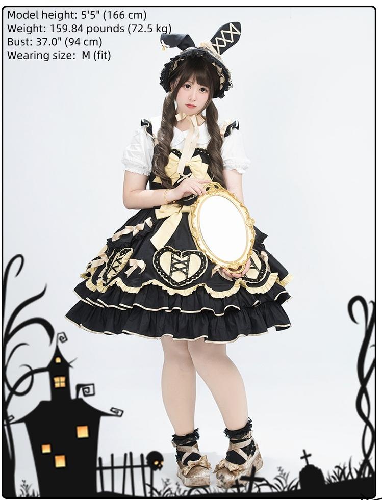 Chubby Cat Diary - Icing Sugar Gift Box - Plus Size Sweet Lolita JSK Dress Set