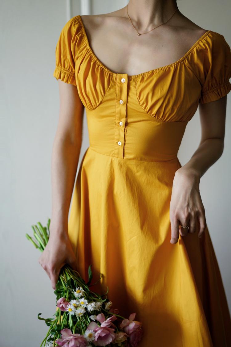 Summer fruit classical dress