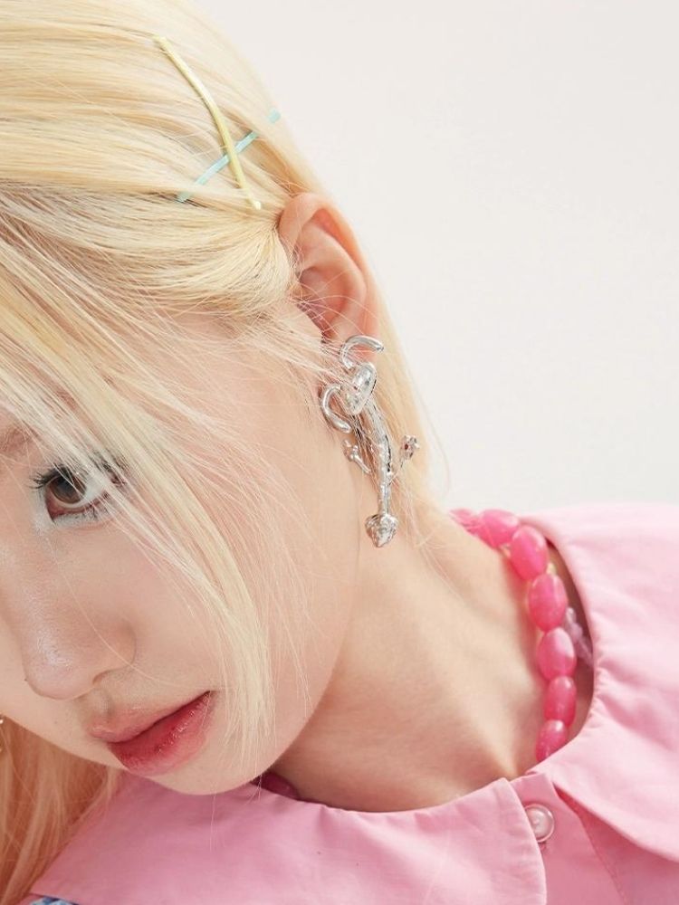 Gold × Silver Rabbit Earring And Ear Clip 【s0000002956】