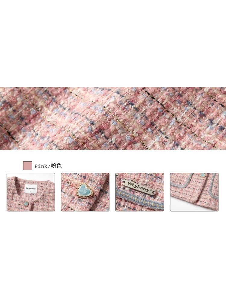 Little Fragrance Pink Short Jacket 【s0000004317】