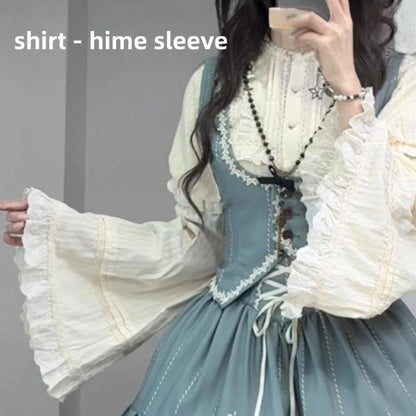 Uncle's Workshop - Secret Key - Classic Lolita Dress Suit, Key Print