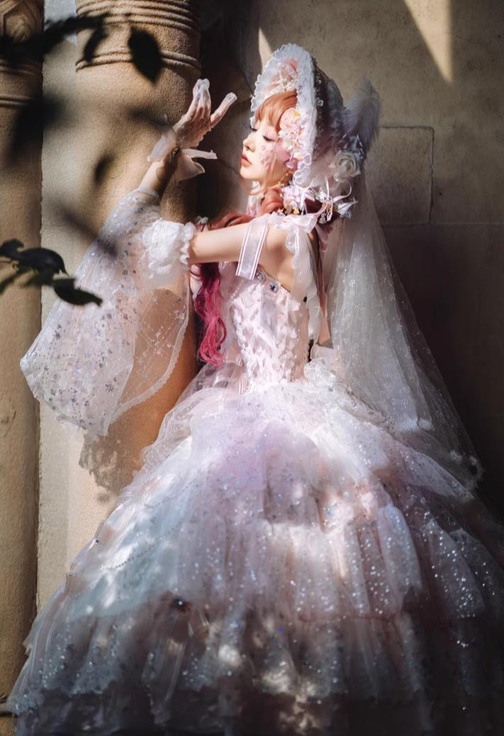 Cat Fair - Sakura Girl - Wedding Lolita Hair Accessories Bridal Hat Veil