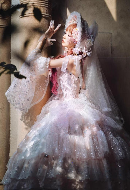 Cat Fair - Sakura Girl - Wedding Lolita Hair Accessories Bridal Hat Veil