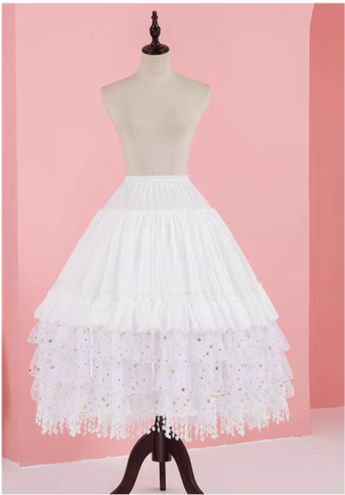 Manyiluo - Starry Dream River - Wedding Lolita Violent Adjustable Fishbone Bustle