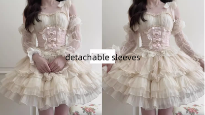 Original Design - Heart Flutter Love - Sweet Lolita Accessoriy Set and Inner Wear Multicolors