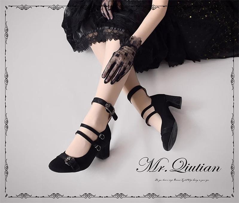 MR.Qiutian - Velia - Elegent Lolita Shoes CLA Thick Heel Shoes