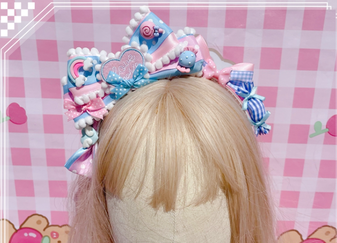 Pretty Girl Lolita - Sweet Lolita Pink-blue Accessories