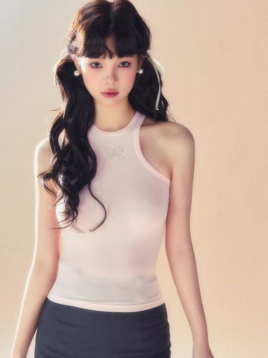 Rhinestone Work Vest small camisole【s0000007505】