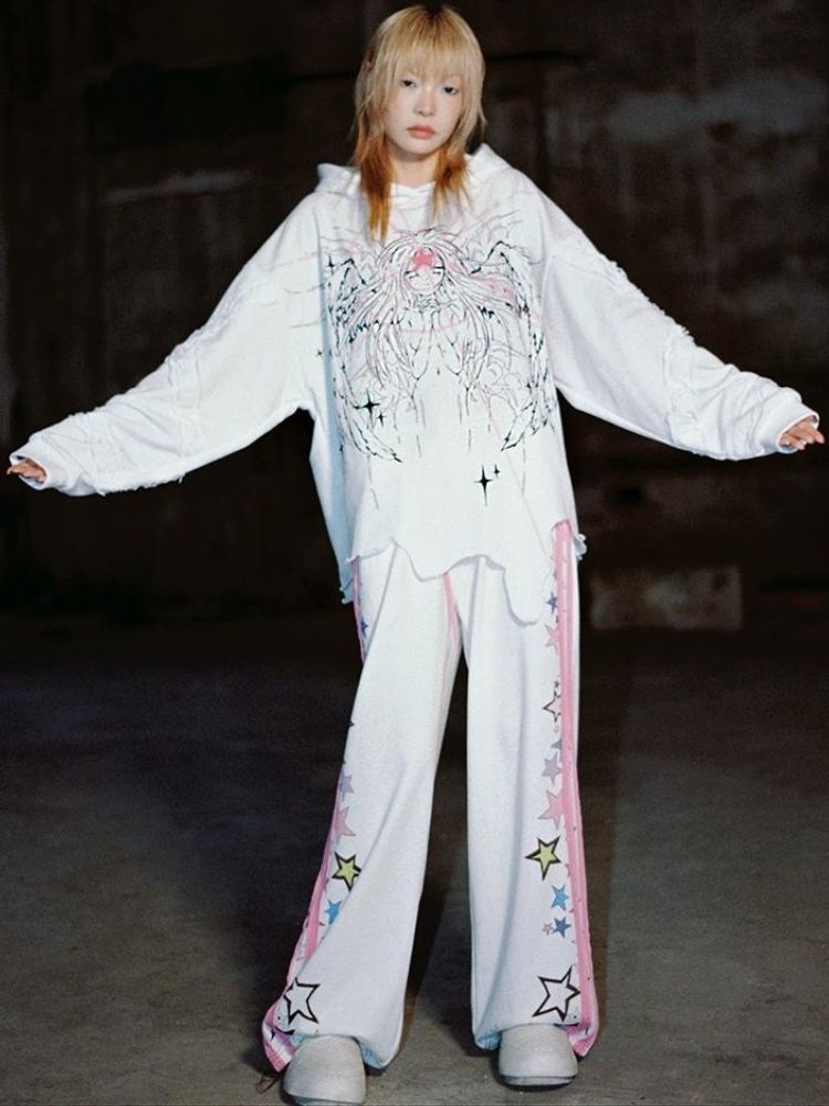 Magic Angel Printed Sweatshirt【s0000004812】