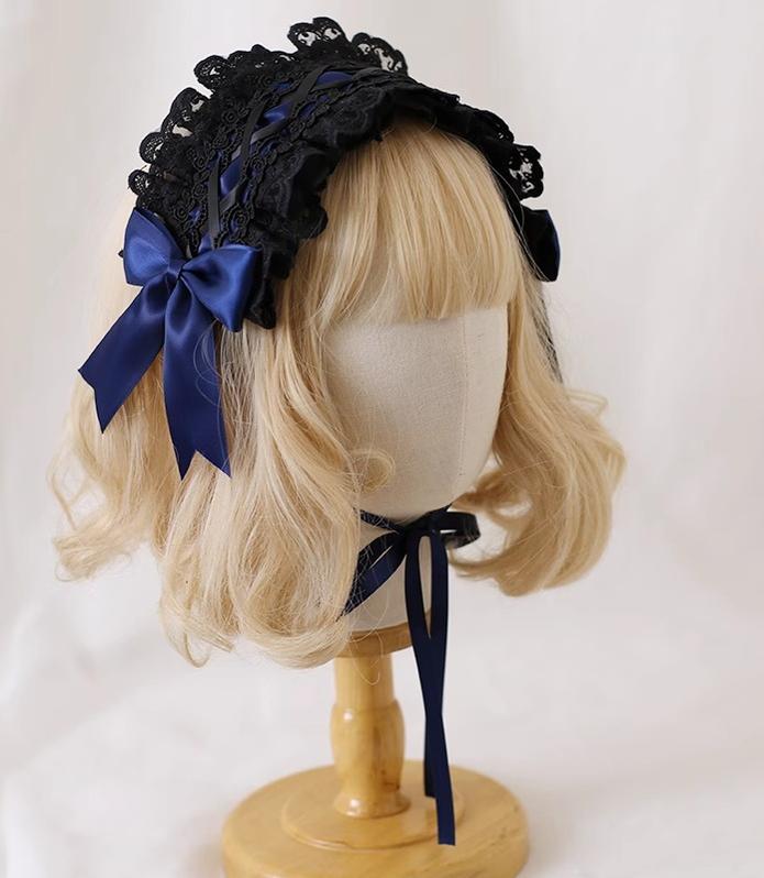 Xiaogui - Gothic Lolita Headband Cat Ear Hairpin