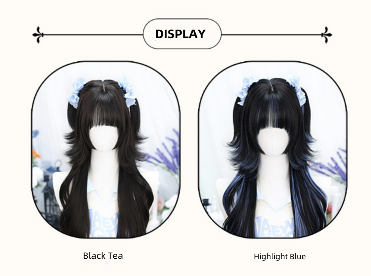 Dalao - Lily - Sweet Lolita Hime Cut Long Curly Wig for JK Girls
