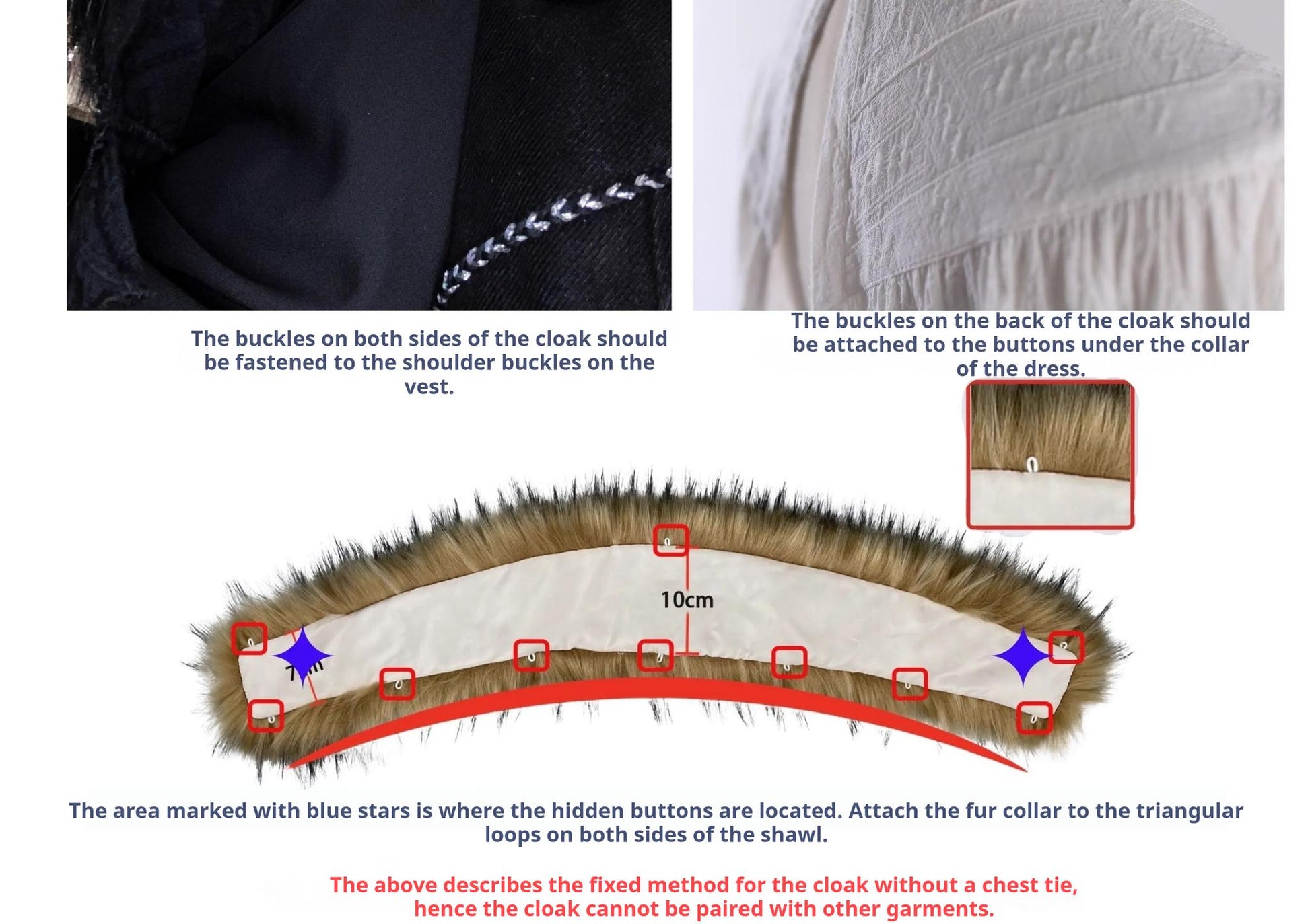 Wuyuzhe - Dragoon Knight 1.0 Version - Western Fantansy Style Suit Embroidery Dress Set Double-Sided Vest