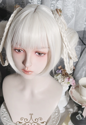 Pippi Palace - Elegant Off-White Short Lolita Wig