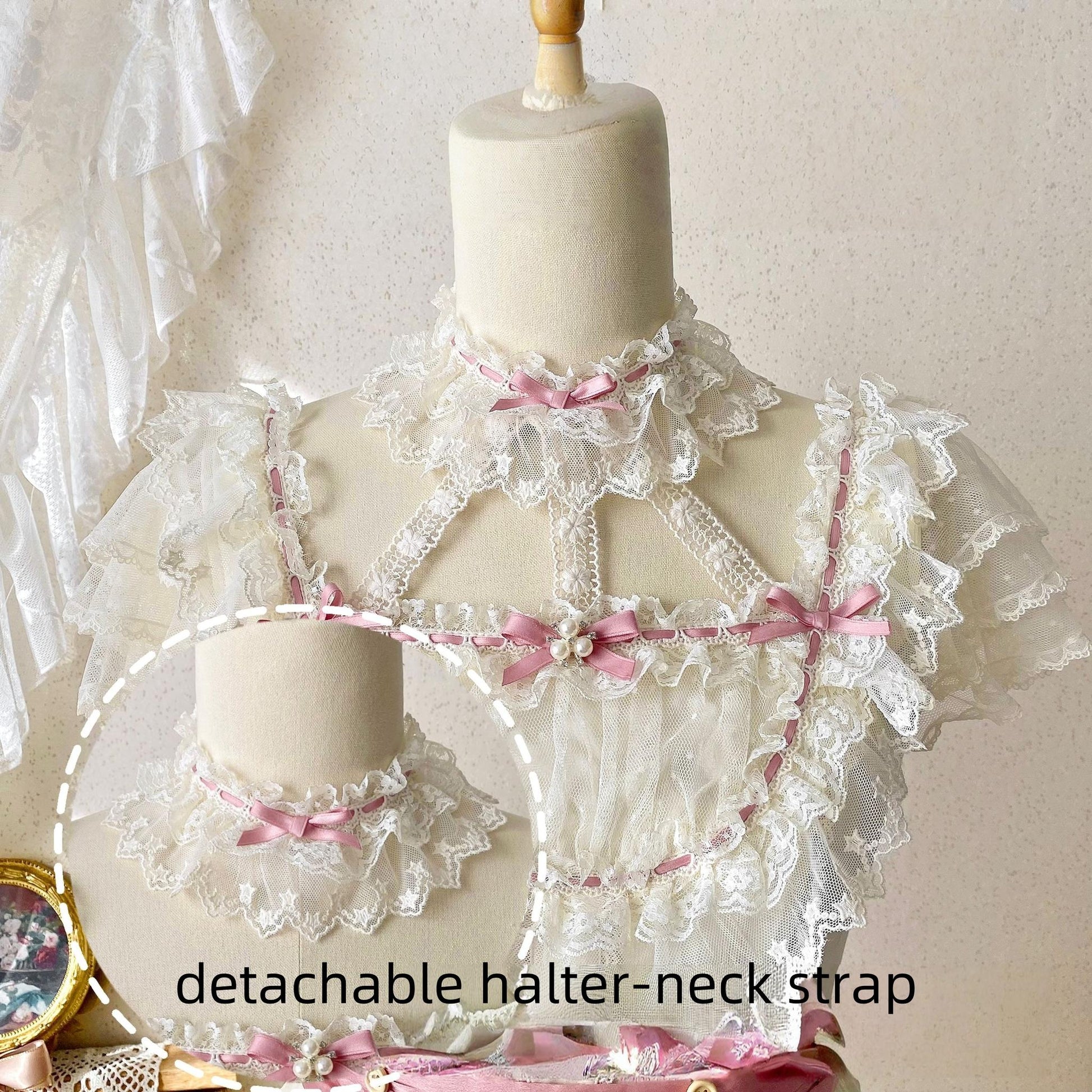 Uncle's Workshop - Fluttering Cherry Spring Strings - Cotton Sweet Lolita JSK Dress