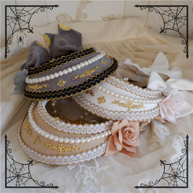 Fox Cherry-Lolita Palace Retro Gorgeous Flowers Headdress